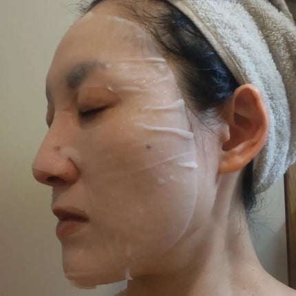 ディープモイスチャー マスク (ケアクリーム付き)/cerXcer/シートマスク・パックを使ったクチコミ(4枚目)