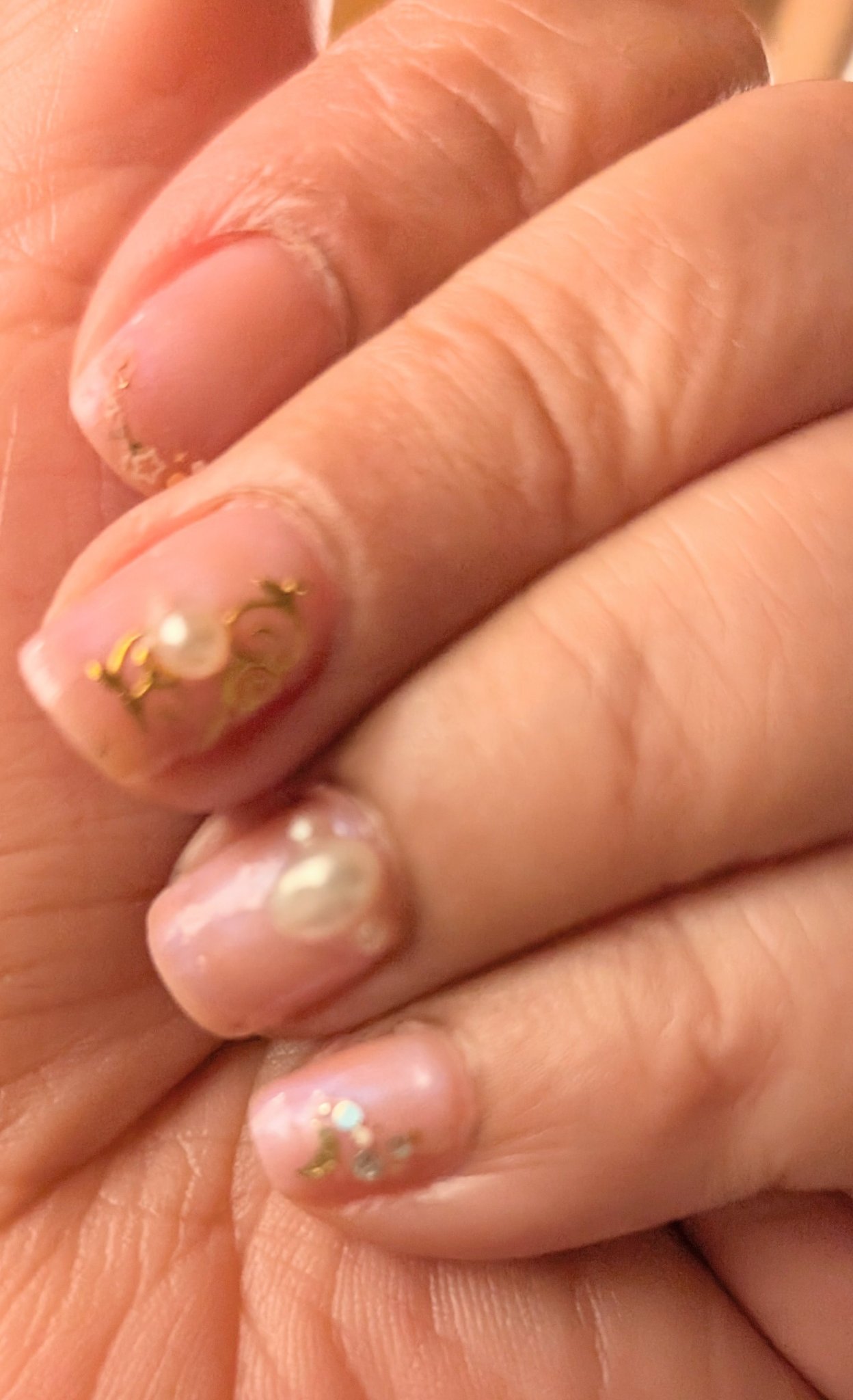 ネイルパーツ/セリア/ネイルチップ・パーツを使ったクチコミ（1枚目）