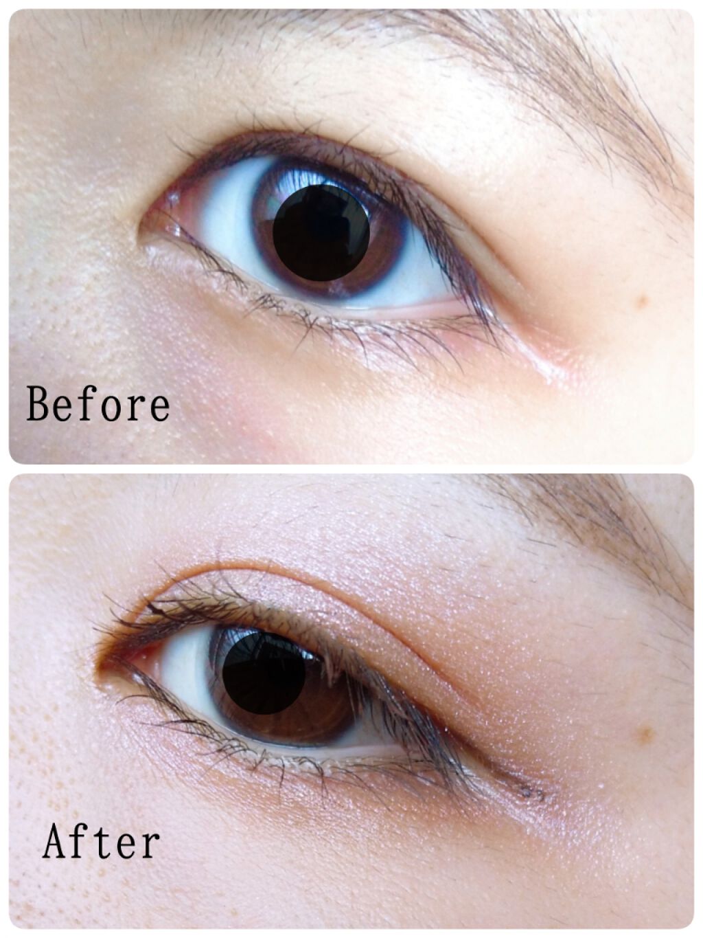 ミリコアイシャドウ/ビューティーワールド/単色アイシャドウを使ったクチコミ（3枚目）