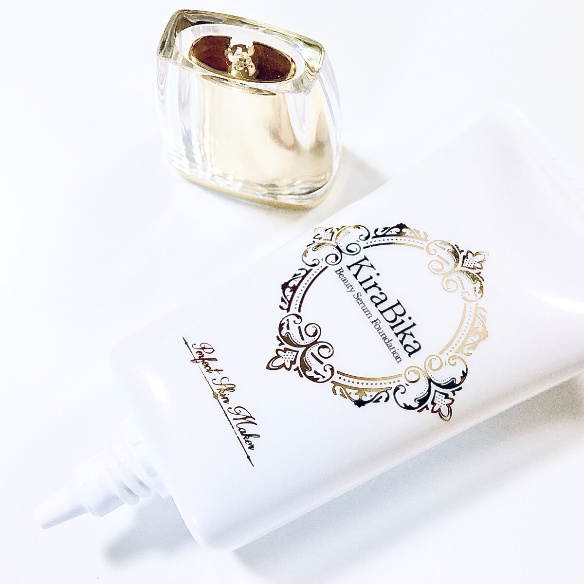 きらびか　ビューティーセラムファンデーション/KiraBika/リキッドファンデーションを使ったクチコミ（1枚目）