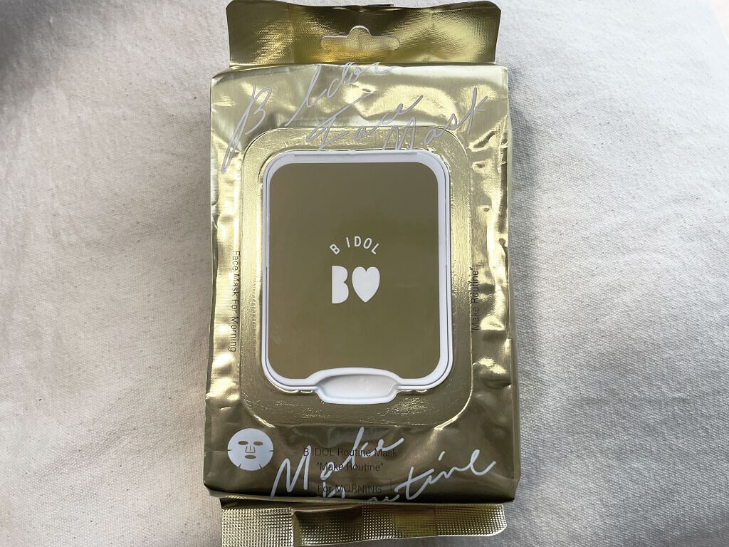 ルーティンマスク(メイクルーティン)/b idol/シートマスク・パックを使ったクチコミ（1枚目）