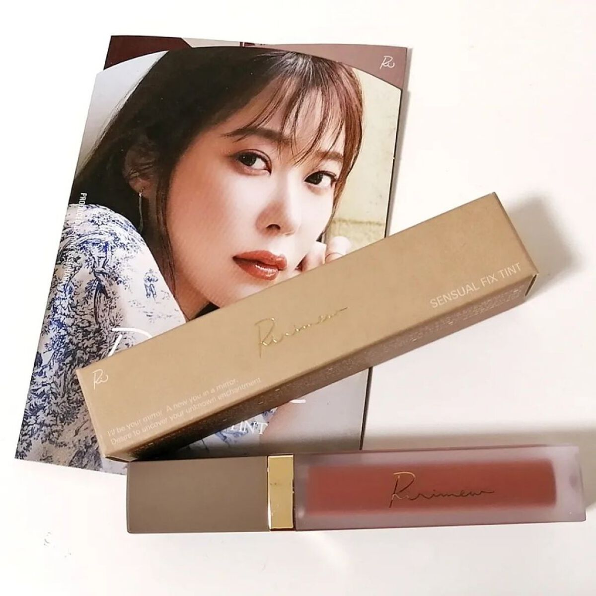 センシュアルフィックスティント/Ririmew/リップティントを使ったクチコミ（2枚目）