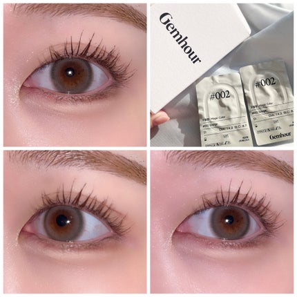 Gemhour/Hapa kristin/カラーコンタクトレンズを使ったクチコミ(3枚目)