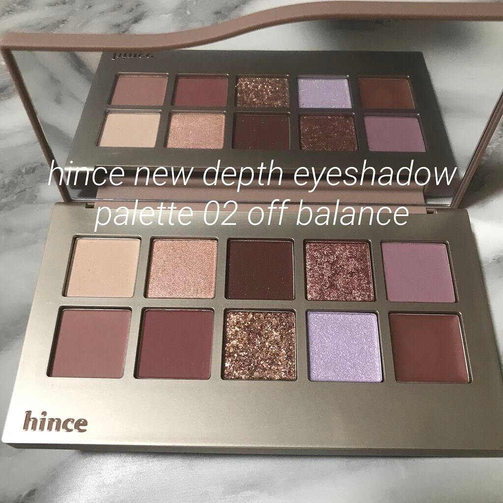 ニューデップスアイシャドウパレット/hince/アイシャドウパレットを使ったクチコミ(1枚目)