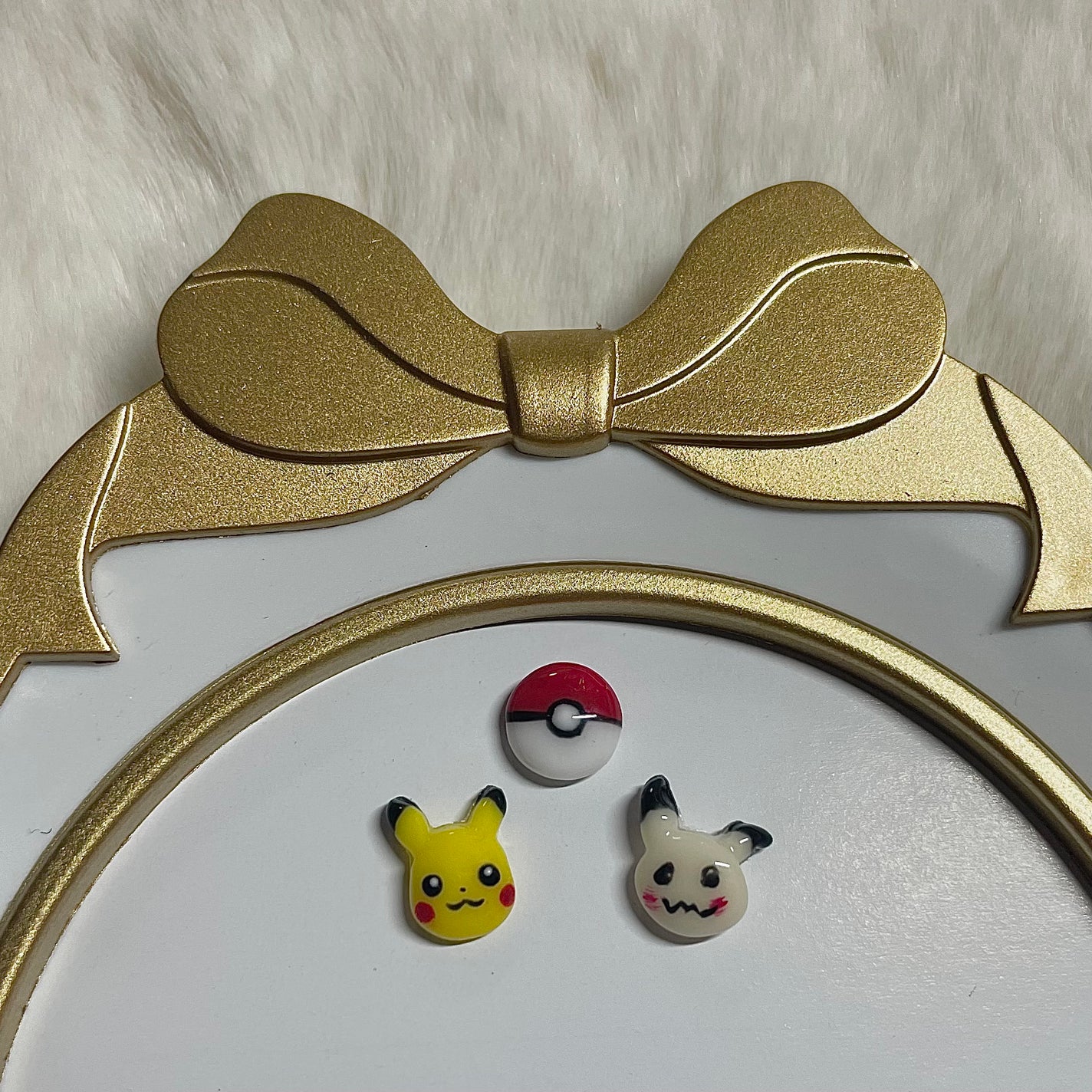 りぼん୨୧⑅* on LIPS 「ポケモンネイル❤️🤍ピカチュウ、ミミッキュ#3dネイル#3dネ..」(1枚目)