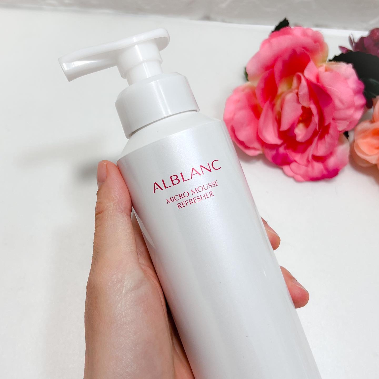 マイクロムース リフレッシャー/ALBLANC/泡洗顔を使ったクチコミ（2枚目）