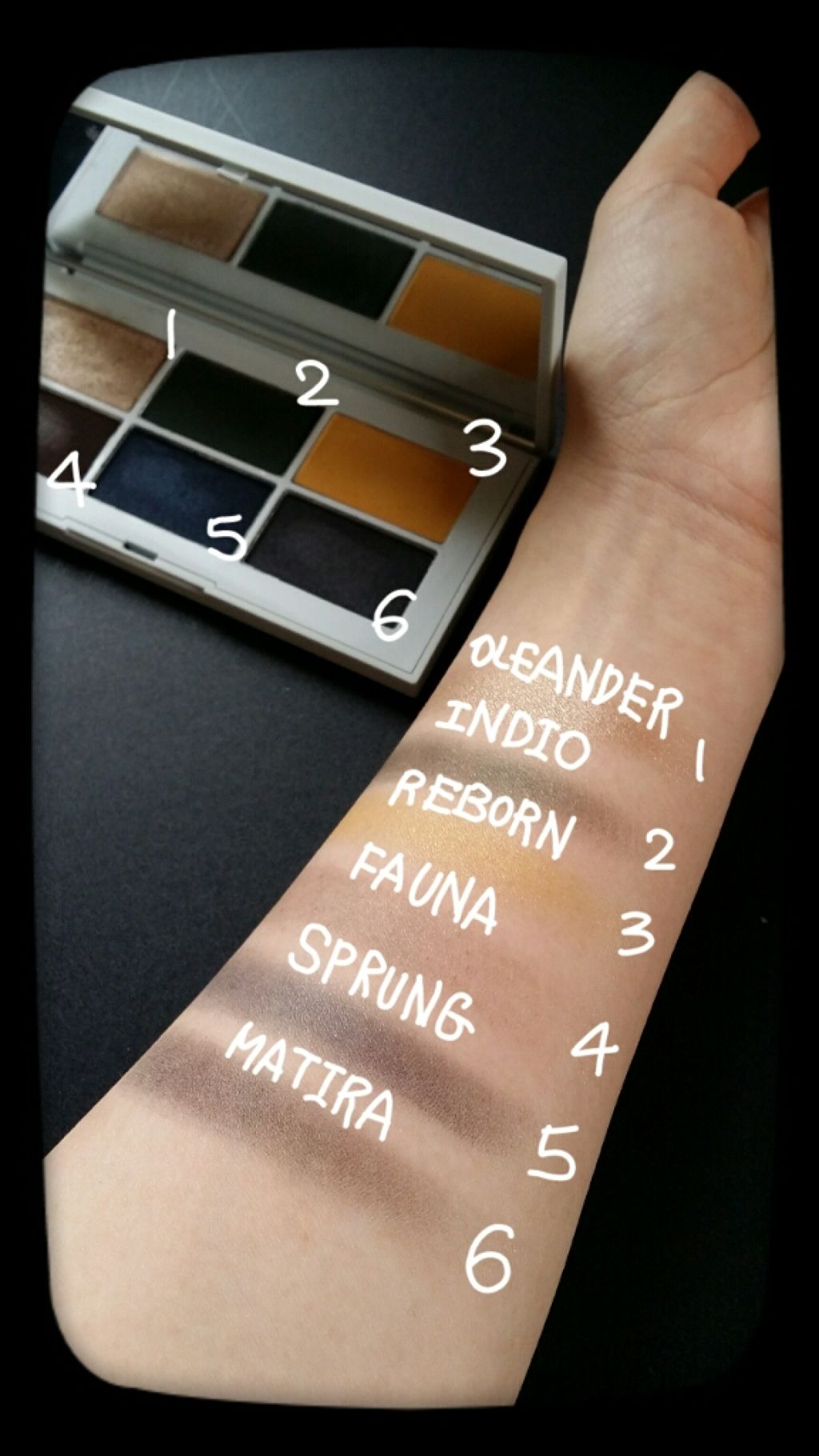 ナイトガーデン アイシャドーパレット /NARS/アイシャドウパレットを使ったクチコミ（2枚目）