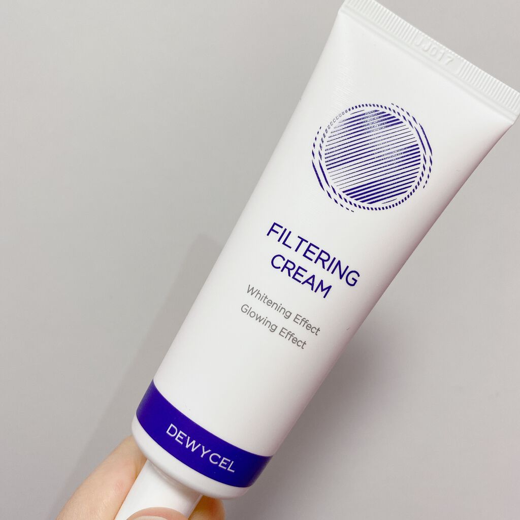 フィルタリングクリーム/DEWYCEL/日焼け止めクリームを使ったクチコミ（1枚目）