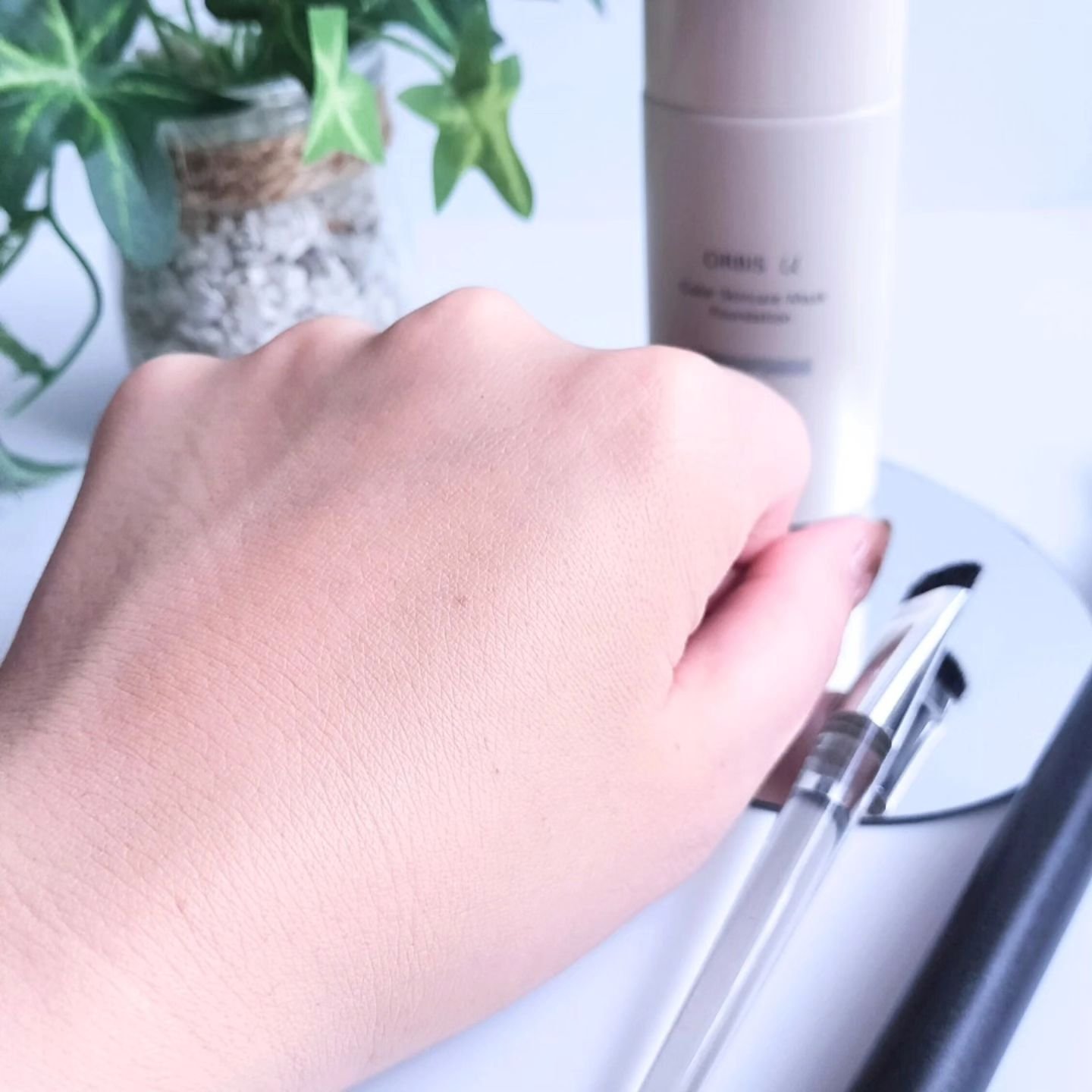 オルビスユー カラースキンケアマスク ファンデーション ナチュラル 02/オルビス/リキッドファンデーションを使ったクチコミ（3枚目）