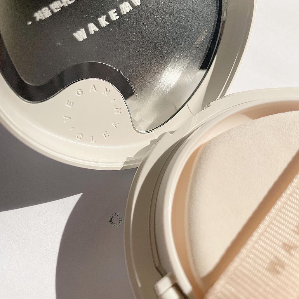 ビーガンクリーンピュアカバークッション/wakemake/クッションファンデーションを使ったクチコミ(4枚目)