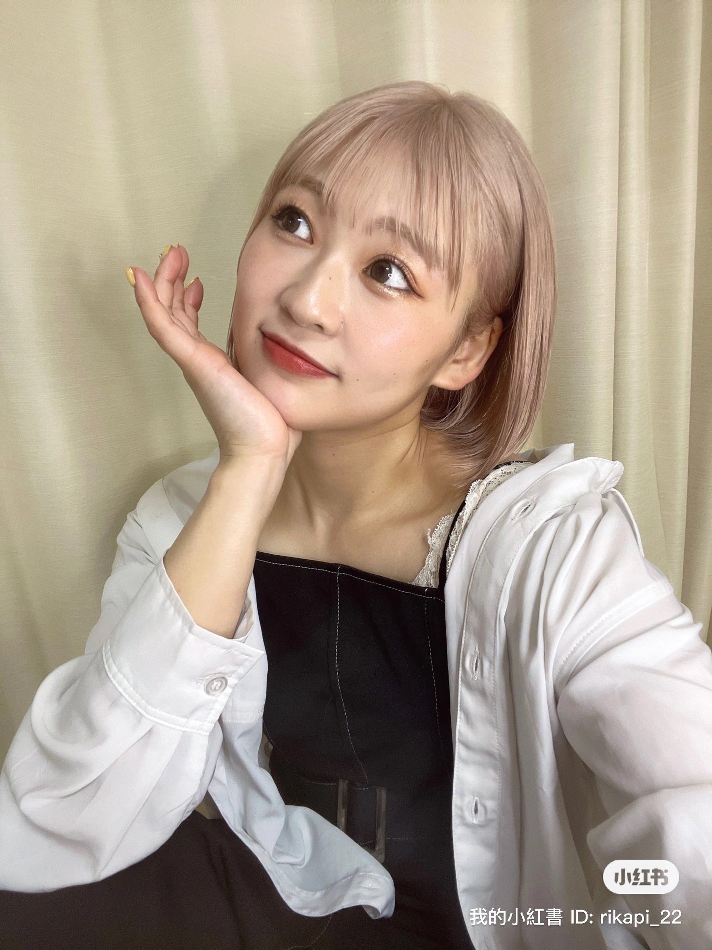 りかぴ on LIPS 「このハイトーンを保つには1ヶ月~1.5月での根元ブリーチリタ..」(3枚目)