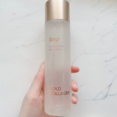ゴールドコラーゲンエキスパートトナー/SNP/化粧水を使ったクチコミ（3枚目）