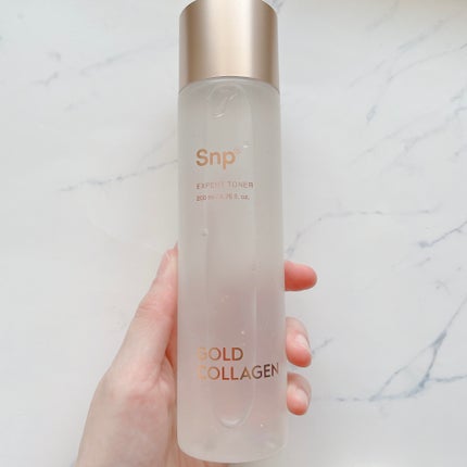 ゴールドコラーゲンエキスパートトナー/SNP/化粧水を使ったクチコミ(3枚目)