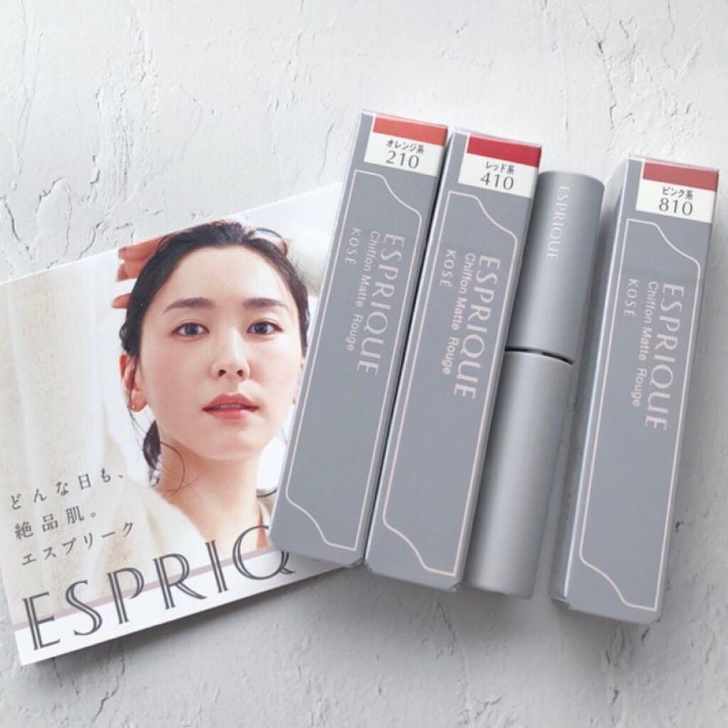 シフォンマット ルージュ/ESPRIQUE/口紅を使ったクチコミ(1枚目)