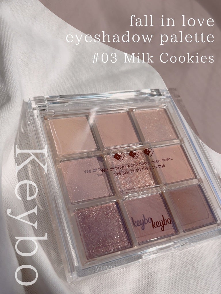 KEYBO FALL IN LOVE SHADOW PALETTE/keybo/アイシャドウパレットを使ったクチコミ(1枚目)
