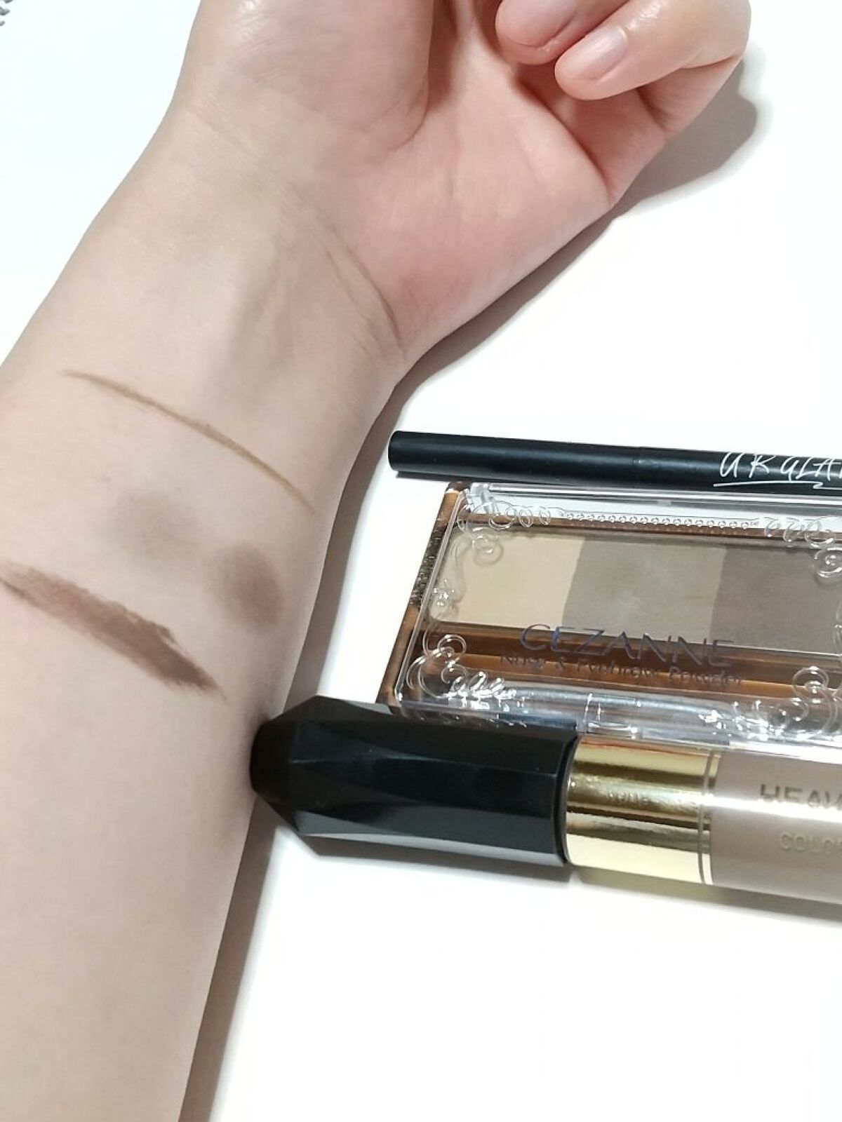 スリムスケッチアイブロウペンシル/U R GLAM/アイブロウペンシルを使ったクチコミ（2枚目）