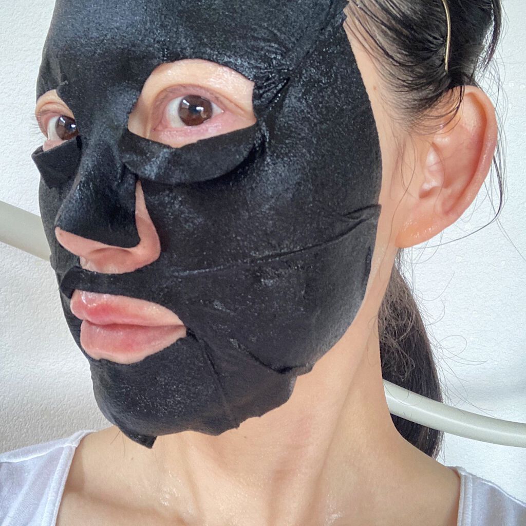 ジェイジュン ブラック水光マスク/JAYJUN/シートマスク・パックを使ったクチコミ(7枚目)