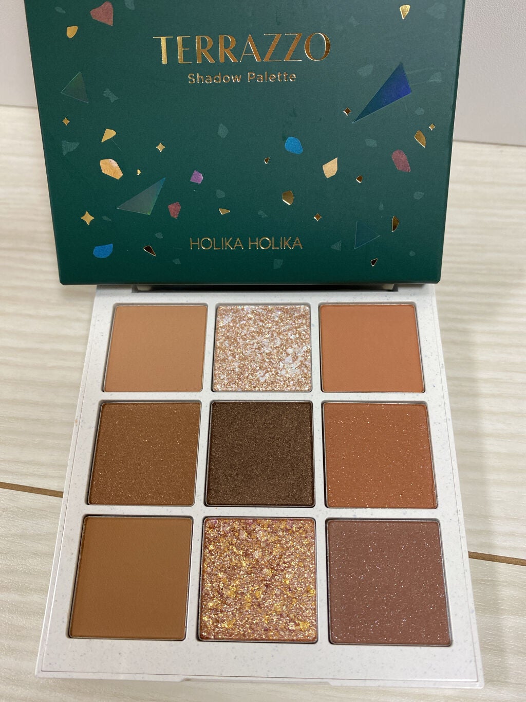 TERRAZZO Shadow palette/HOLIKA HOLIKA/アイシャドウパレットを使ったクチコミ(1枚目)