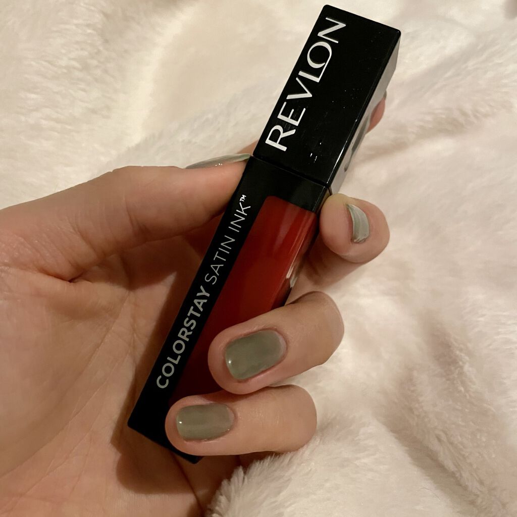 カラーステイ サテン インク/REVLON/口紅を使ったクチコミ（1枚目）