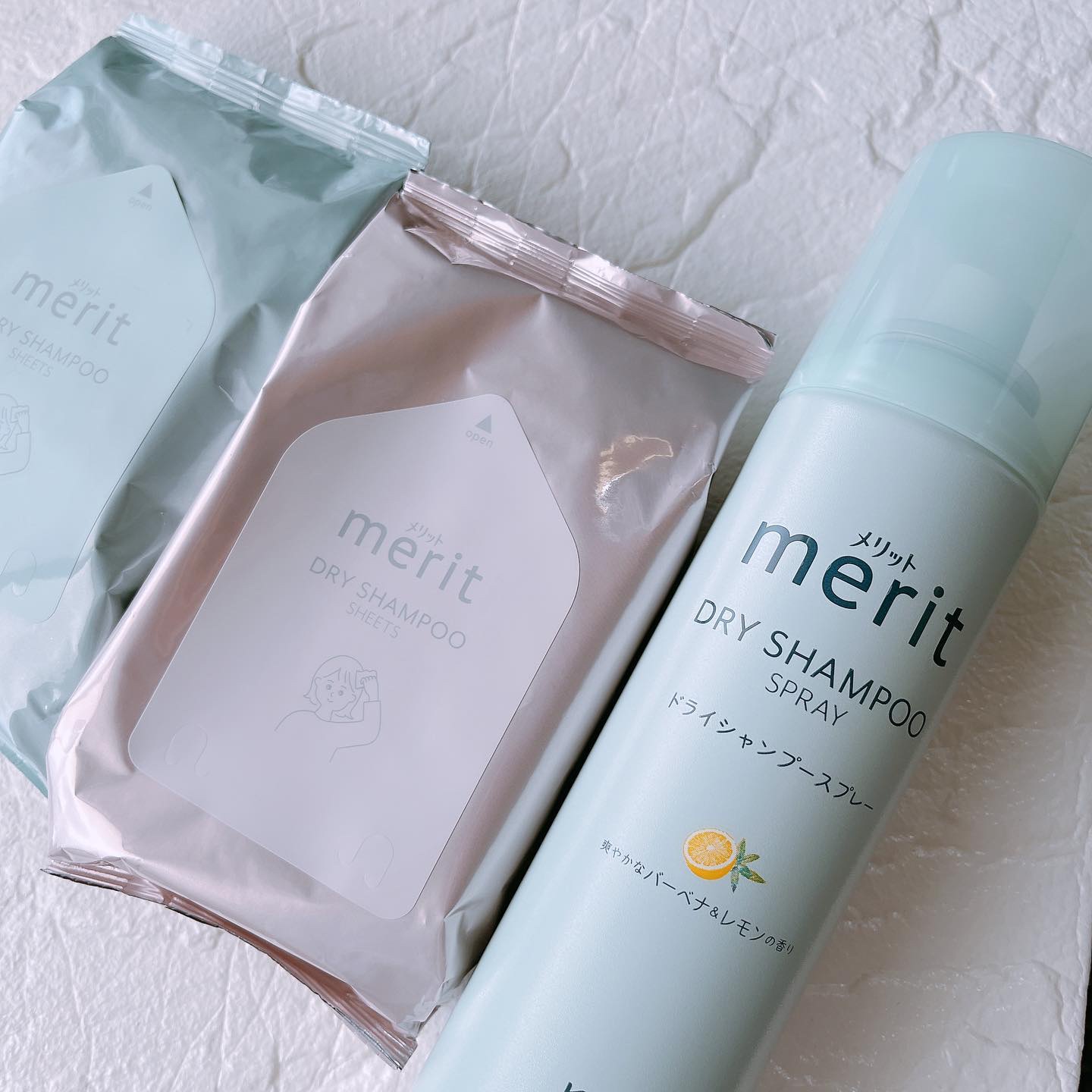 メリット ドライシャンプーシート すっきり爽快タイプ/メリット/ドライシャンプーを使ったクチコミ（2枚目）