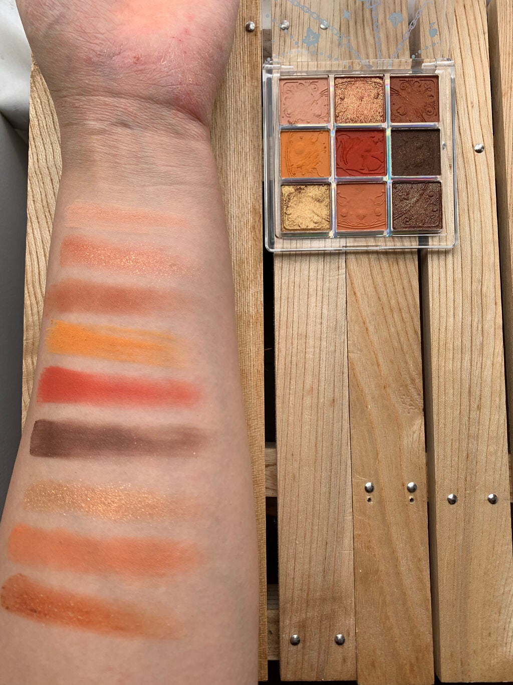 クォーツ 9色アイシャドウパレット(ドリームランドアイシャドウ)/ZEESEA/アイシャドウパレットを使ったクチコミ(4枚目)