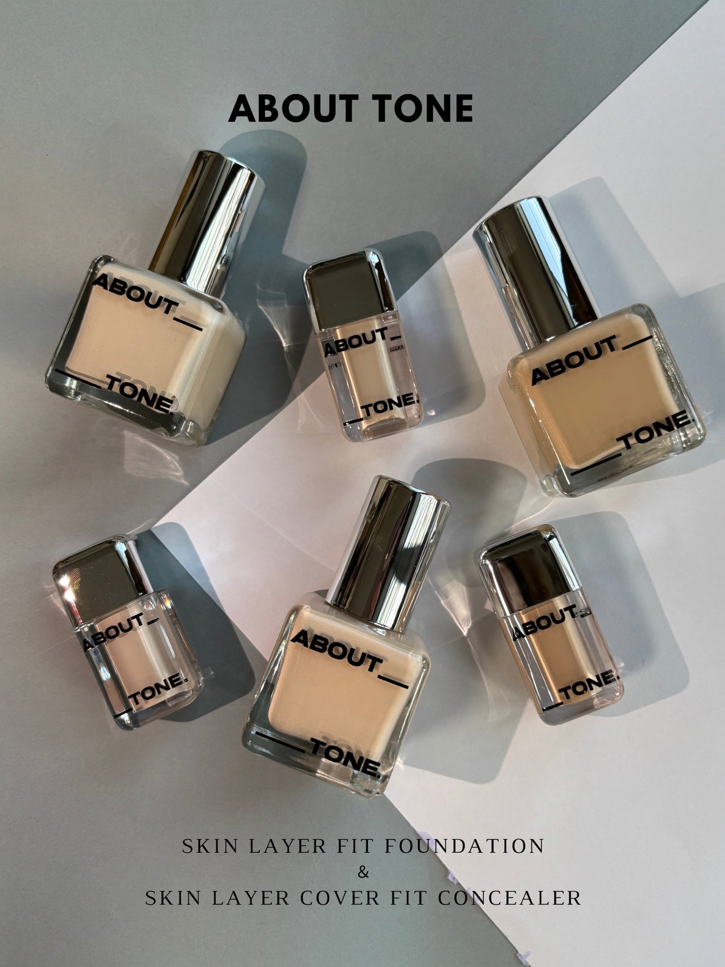 スキンレイヤーフィットファンデーション/ABOUT TONE/リキッドファンデーションを使ったクチコミ(2枚目)