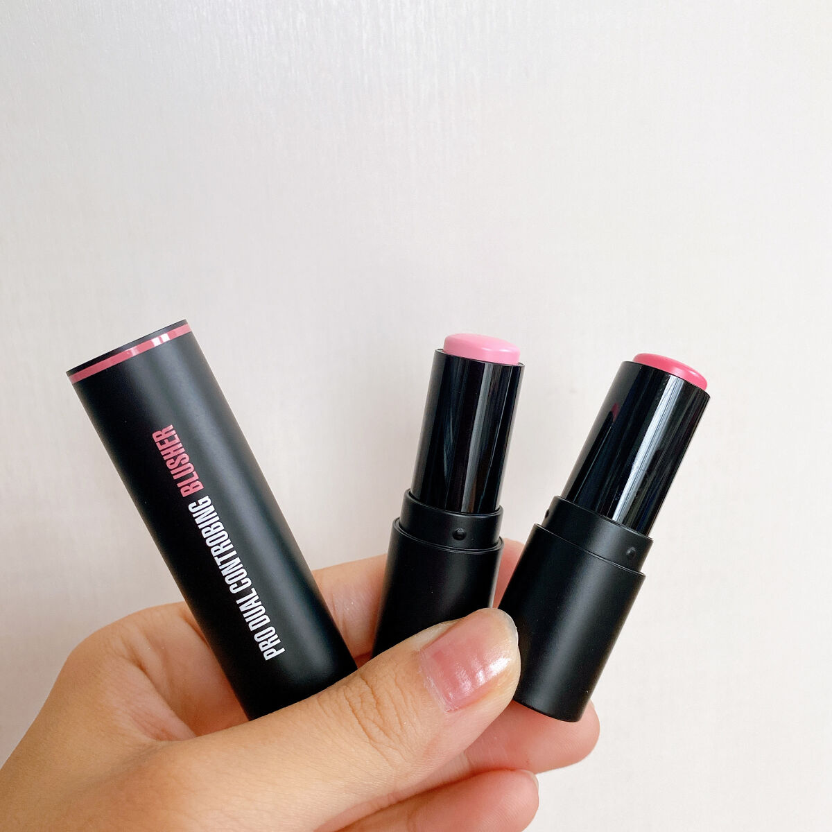 プロデュアルコントロビングブラッシャー/CLIO/ジェル・クリームチークを使ったクチコミ（1枚目）