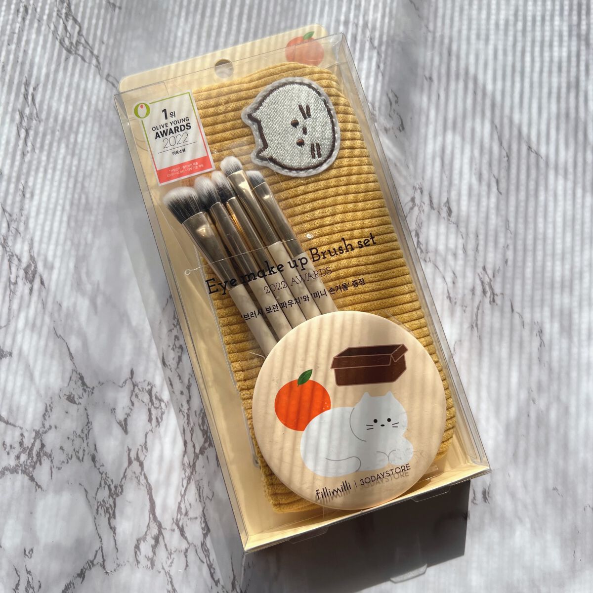 fillimilli アイメイクブラシセット/fillimilli/メイクブラシを使ったクチコミ（2枚目）