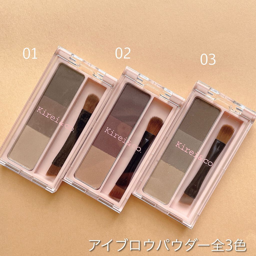 アイブロウマスカラ/Kirei&co./眉マスカラを使ったクチコミ（3枚目）