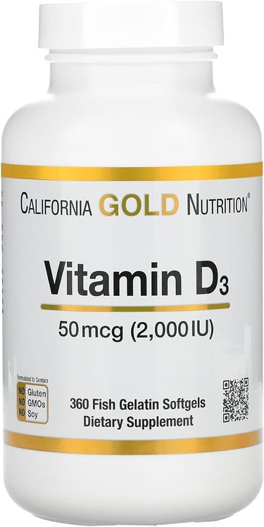 CALIFORNIA GOLD NUTRITION Vitamin D3 50mcg