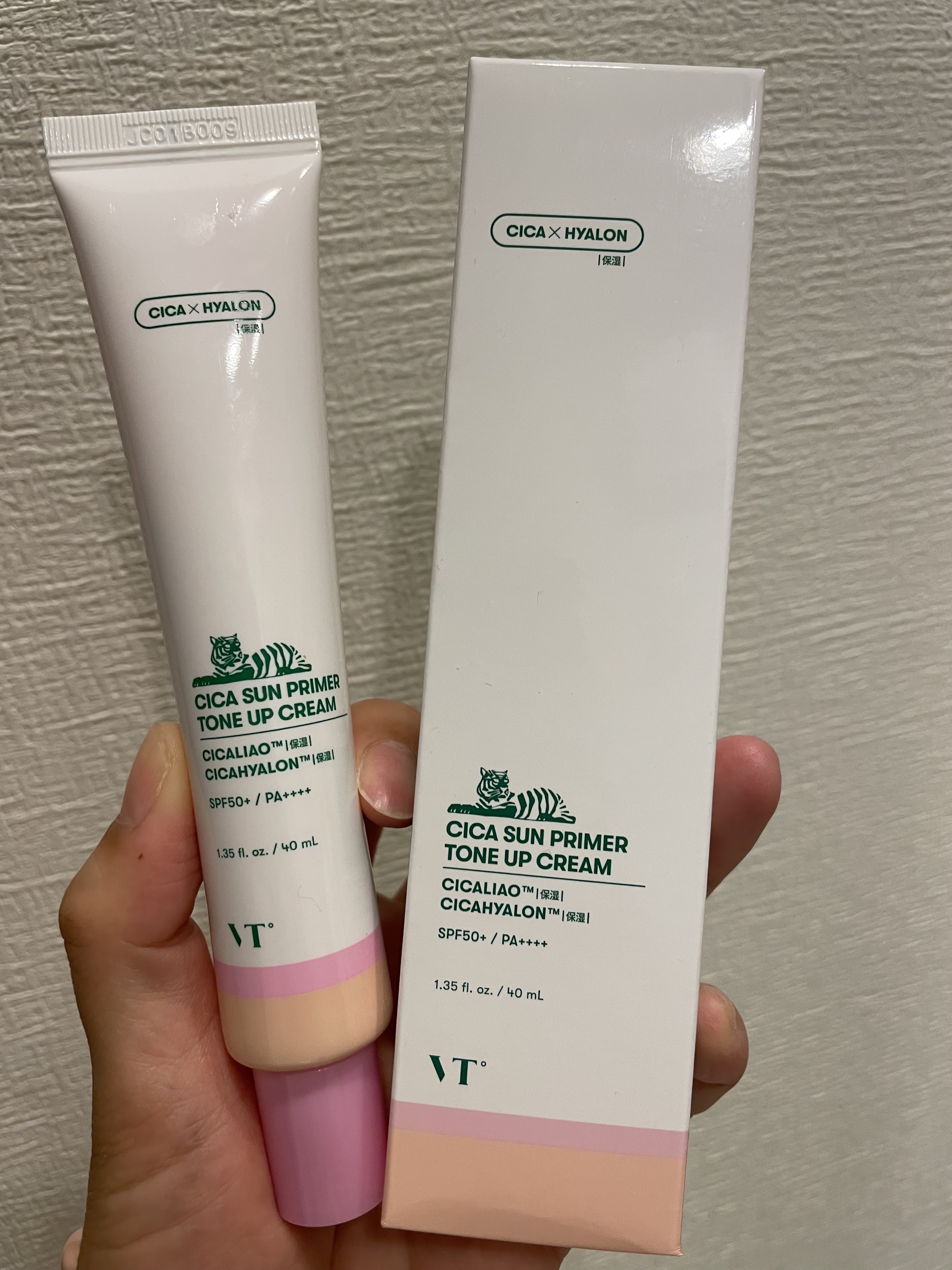 CICA UVトーンアップベース/VT/化粧下地を使ったクチコミ（2枚目）
