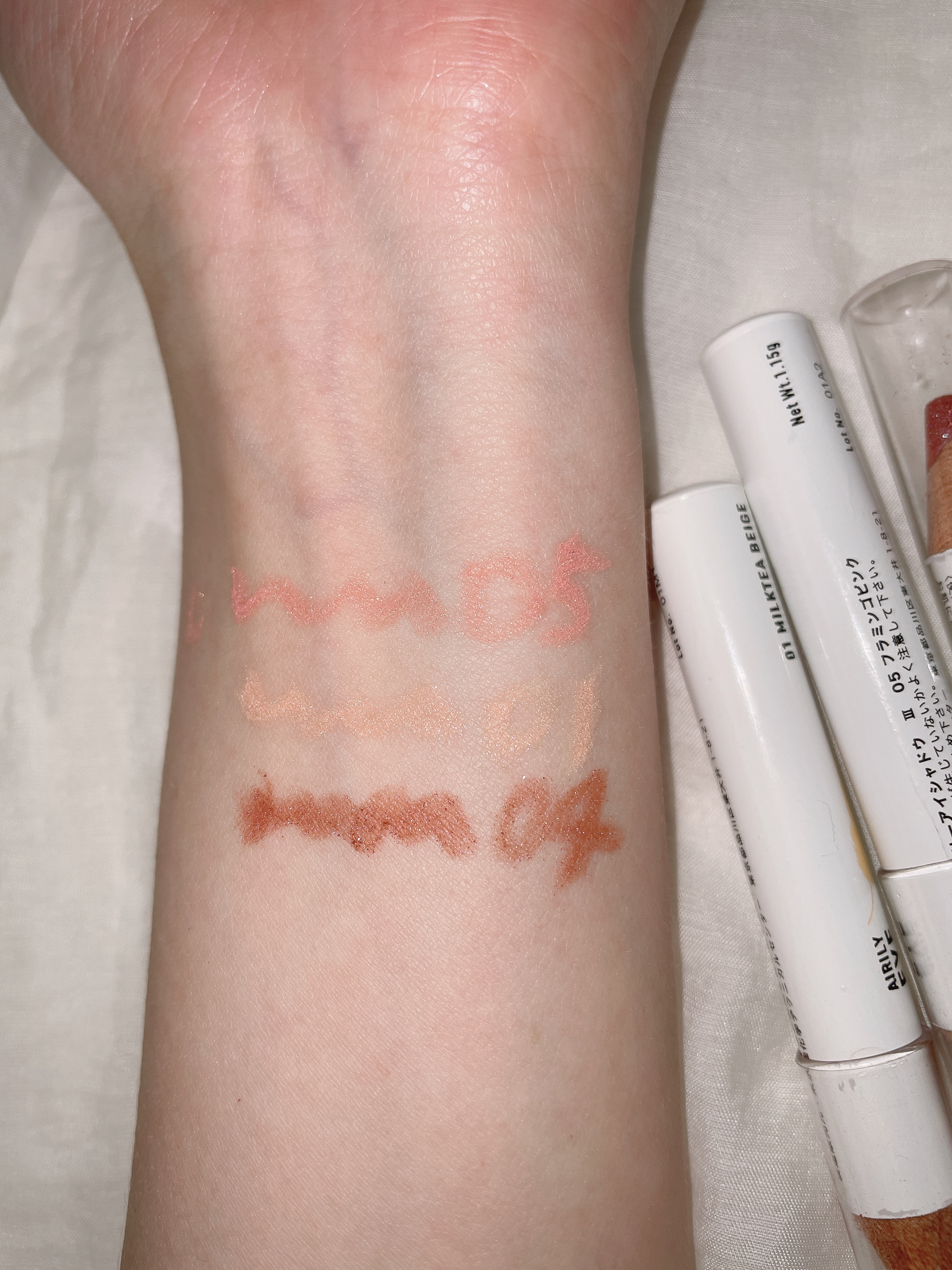 ジョイココ エアリーアイシャドウ/Joy.coco(ジョイココ)/単色アイシャドウを使ったクチコミ（3枚目）