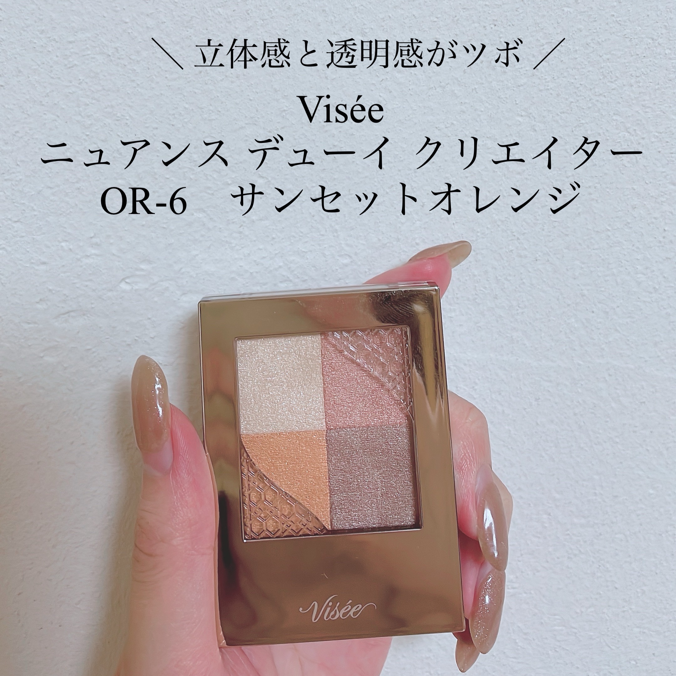 ニュアンス デューイ クリエイター/Visée/アイシャドウパレットを使ったクチコミ（1枚目）
