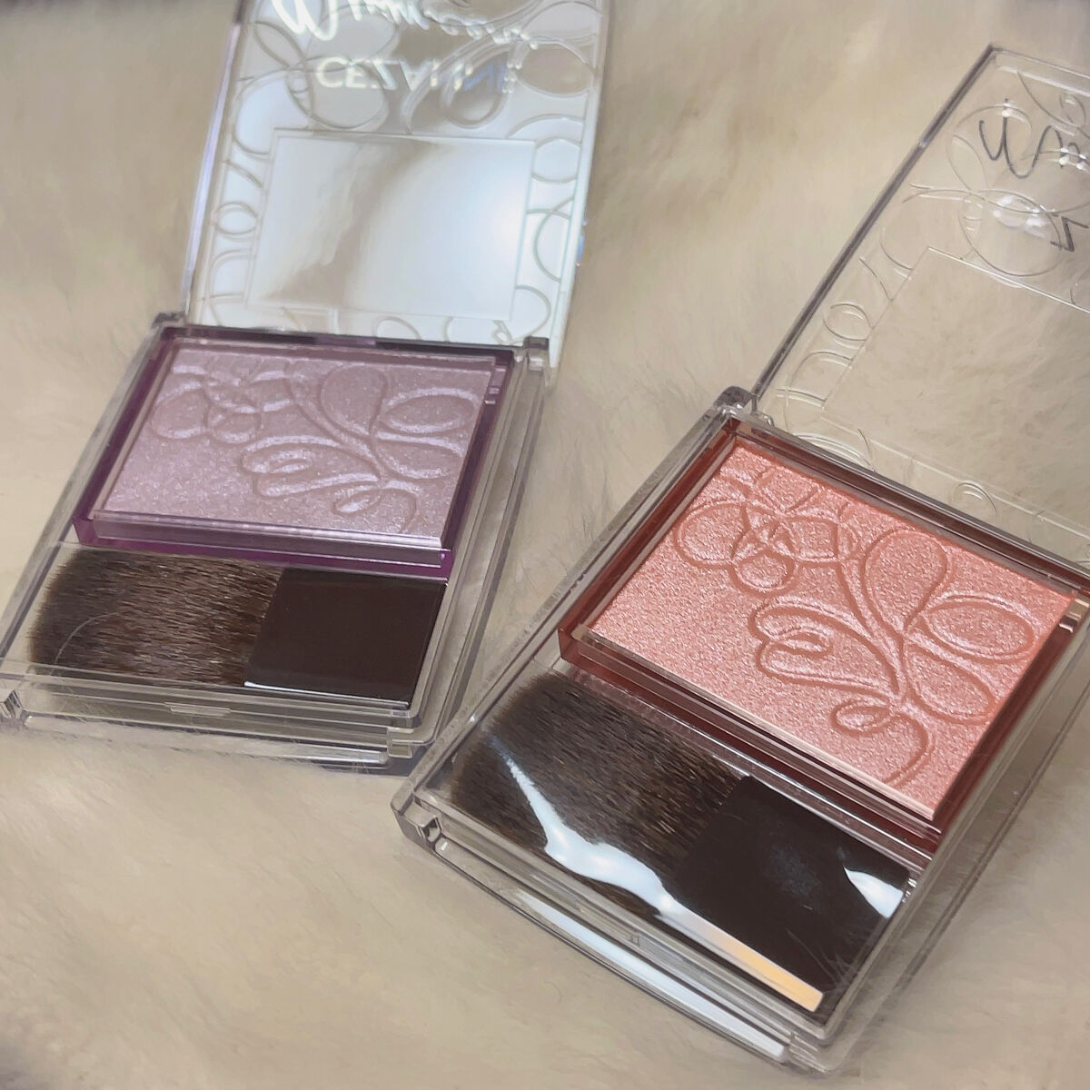 パールグロウニュアンサー/CEZANNE/パウダーハイライトを使ったクチコミ（1枚目）