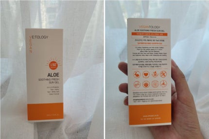 ALOE SHOOTHING FRESH SUN GEL/VEGAN TOLOGY/日焼け止めジェルを使ったクチコミ(1枚目)