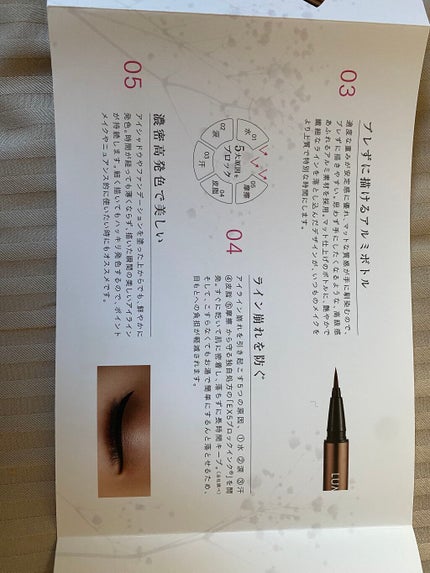 スキルレスライナー/LUMIURGLAS/リキッドアイライナーを使ったクチコミ(4枚目)