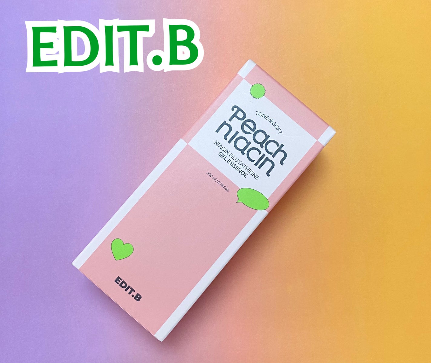 ピーチ ナイアシンアミド GLT ジェルエッセンス/EDIT.B/美容液を使ったクチコミ(1枚目)