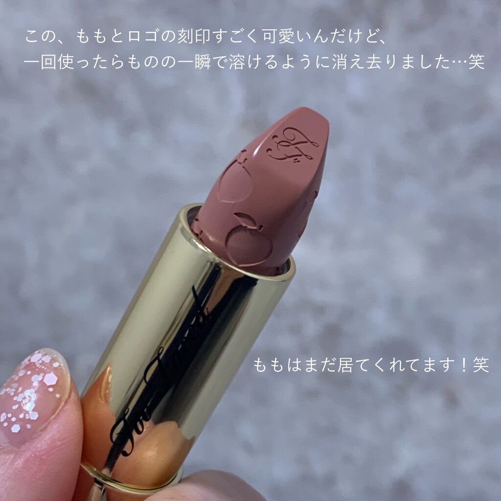 ジューシー マット ロングウェア リップスティック サンデー ファンデー/Too Faced/口紅を使ったクチコミ（3枚目）