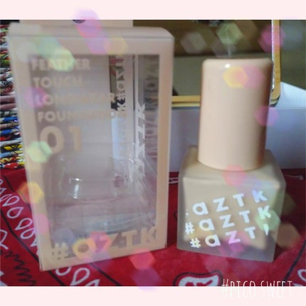 フェザータッチファンデーション/aZTK/リキッドファンデーションを使ったクチコミ(1枚目)