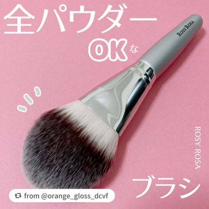 パウダーファンブラシ/ロージーローザ/メイクブラシを使ったクチコミ(1枚目)