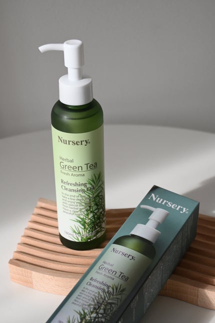 リフレッシングクレンジングオイル ハーバルグリーンティー/Nursery(ナーセリー)/オイルクレンジングを使ったクチコミ(5枚目)