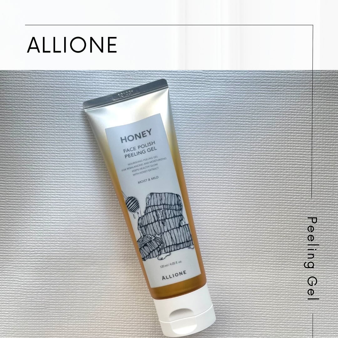 フェイスポリッシュピーリングジェル honey/ALLIONE/ピーリングを使ったクチコミ(1枚目)