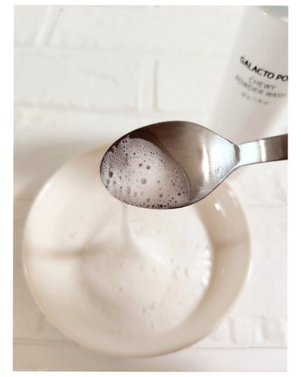 サミュ ガラクトポア チューイー パウダーウォッシュ/SAM'U/洗顔パウダーを使ったクチコミ(5枚目)