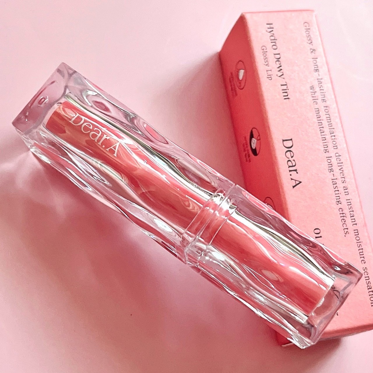 ハイドロデュイティント 01. ピーチアンバー/Dear.A/リップティントを使ったクチコミ（3枚目）