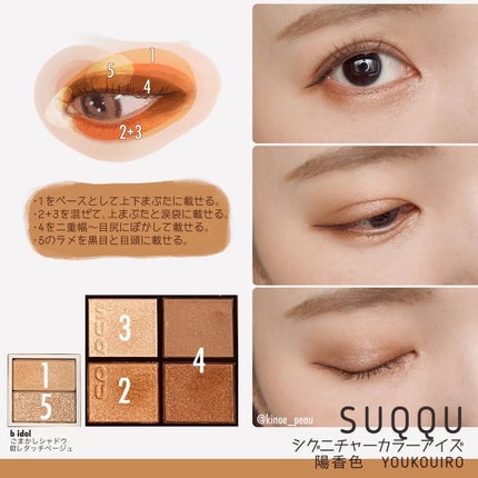 シグニチャー カラー アイズ/SUQQU/アイシャドウパレットを使ったクチコミ(3枚目)