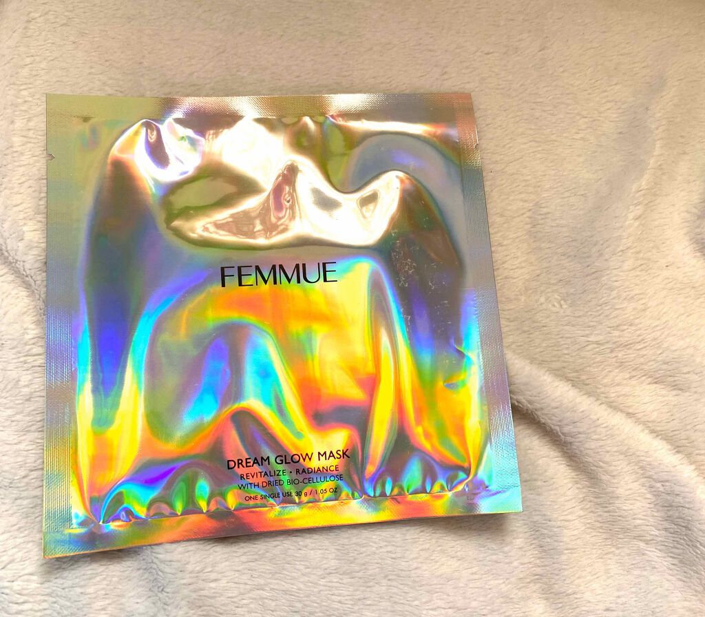 ドリームグロウマスク RR(透明感・キメ)/FEMMUE/シートマスク・パックを使ったクチコミ(1枚目)