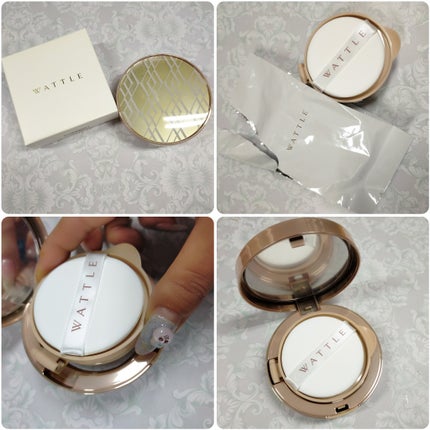 WATTLEクッションファンデーション/WATTLE/クッションファンデーションを使ったクチコミ(2枚目)