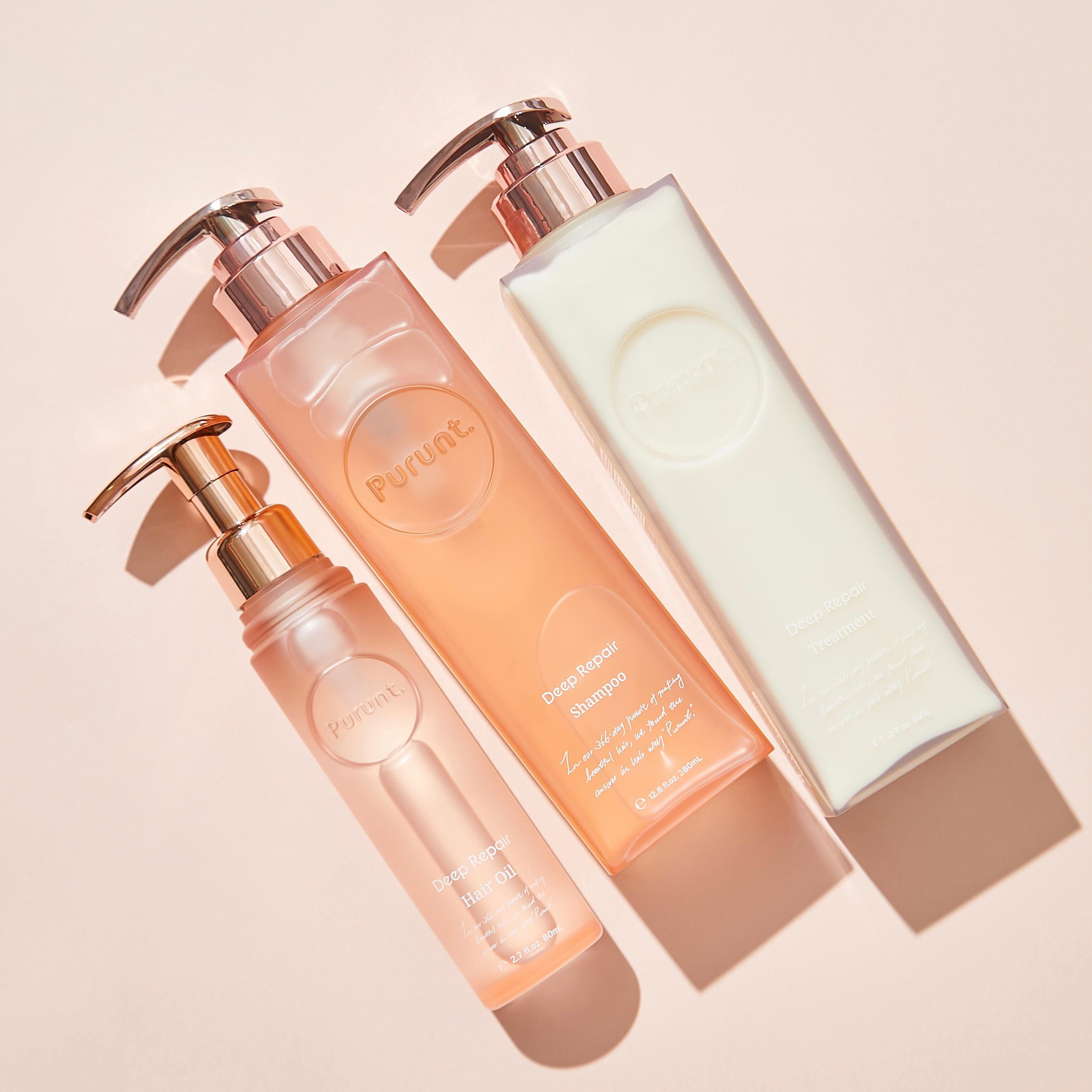 プルント ディープリペア美容液シャンプー／トリートメント/Purunt./市販シャンプーを使ったクチコミ（1枚目）