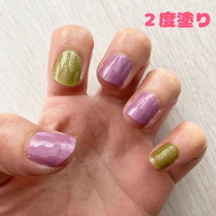 ネイル エナメル 349 パープル系/ちふれ/マニキュアを使ったクチコミ(3枚目)