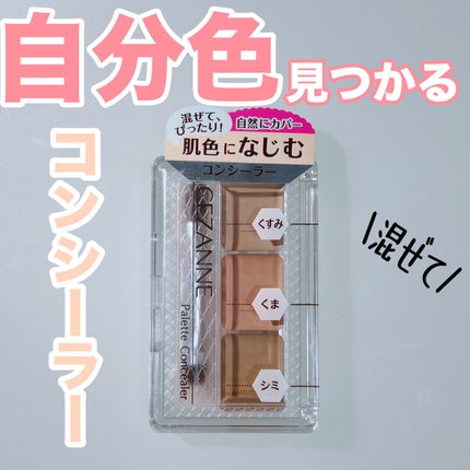 パレットコンシーラー/CEZANNE/パレットコンシーラーを使ったクチコミ(1枚目)